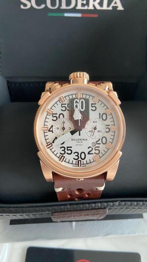 CT Scuderia herenhorloge Swiss made NIEUW, Handtassen en Accessoires, Horloges | Heren, Nieuw, Polshorloge, Overige merken, Staal