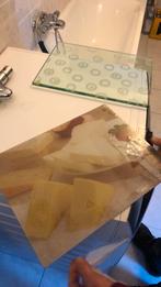 Glazen snijplanken of kaasplank, Ophalen, Zo goed als nieuw