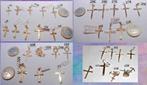 Pendentifs croix (latine, de vie ou du Sud) plaqués or NEUFS, Neuf, Enlèvement ou Envoi, Or, Croix ou Symbole