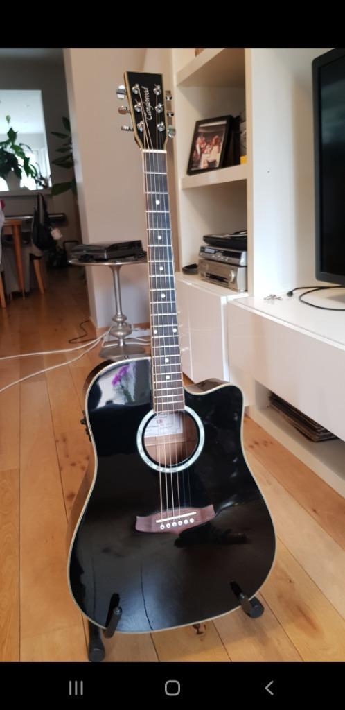 Guitare electro -  acoustique Tanglewood TW28 SLBK, Muziek en Instrumenten, Snaarinstrumenten | Gitaren | Akoestisch, Zo goed als nieuw