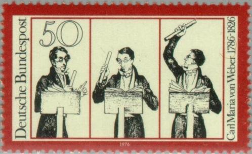 Y&T 743 – Michel 894 – 1976 - Carl Maria von Weber -postfris, Postzegels en Munten, Postzegels | Europa | Duitsland, Postfris
