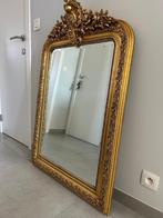 Antieke spiegel met bladgoud, Ophalen, Rechthoekig, 50 tot 100 cm, 100 tot 150 cm