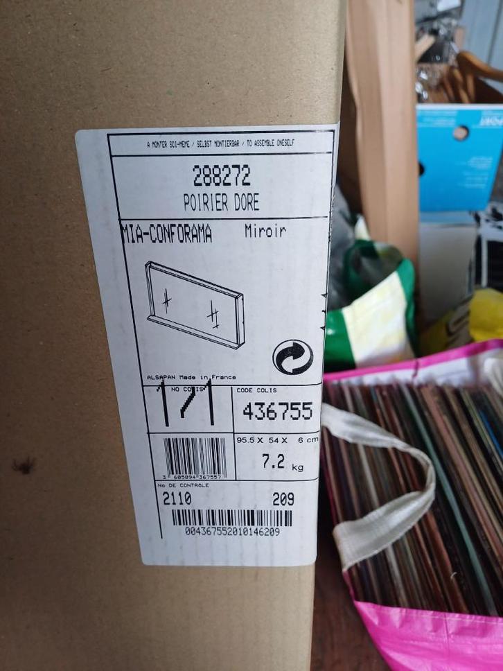 Nieuwe badkamerspiegel 45€, Huis en Inrichting, Woonaccessoires | Spiegels, Nieuw, Rechthoekig, Ophalen