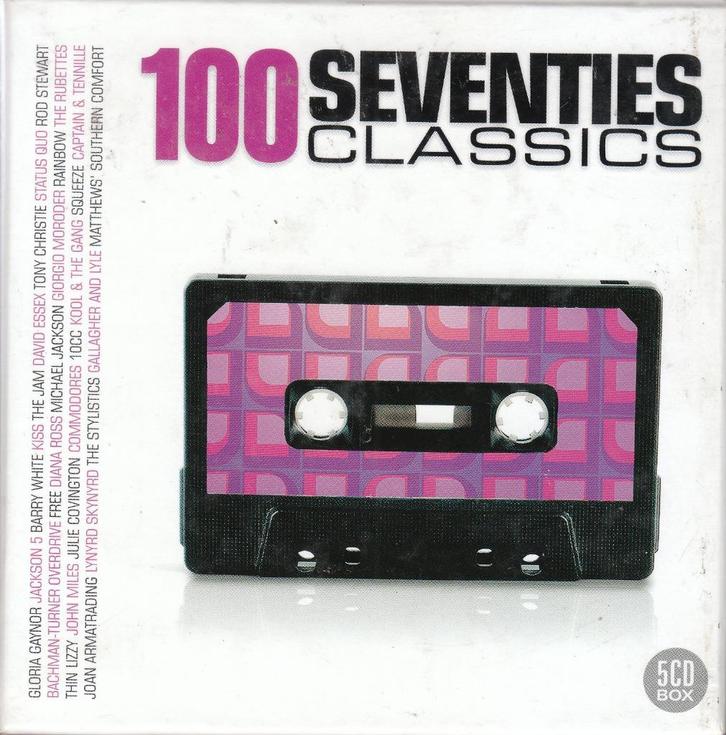 100 seventies Classics op 5 CD's, Cd's en Dvd's, Cd's | Verzamelalbums, Pop, Verzenden