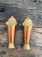 2 x antiek mini kolenkit koper - pennenhouder, Ophalen of Verzenden, Koper