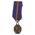 Médaille de reconnaissance nationale 1940-1945 - miniature, Enlèvement ou Envoi, Autres, Ruban, Médaille ou Ailes