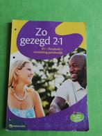 Zo gezegd 2.1- B1 TRESHOLD 1 MONDELING PERSOONLIJK + CD, Ophalen of Verzenden, Gelezen, Nederlands, Christine; Le Page Els; M