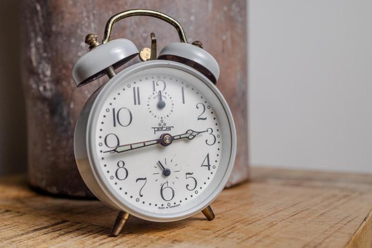 Vintage Peter Wekker – Made in Germany, Electroménager, Réveils, Utilisé, Analogique, Enlèvement ou Envoi