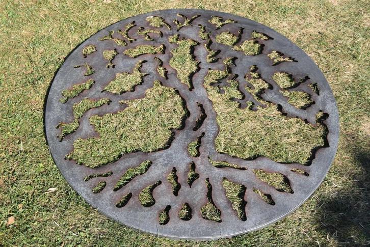 Arbre de vie en fer forgé (diamètre 99 cm), Jardin & Terrasse, Décoration murale de jardin, Neuf, Enlèvement