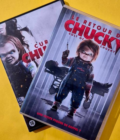 2x DVD Le retour et la malédiction de Chucky - Horreur, Cd's en Dvd's, Dvd's | Horror, Zo goed als nieuw, Slasher, Vanaf 16 jaar
