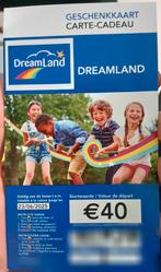 2 Dreamland cadeabonnen, Tickets en Kaartjes, Overige Tickets en Kaartjes