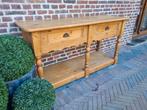 Massief houten sidetable/wandconsole, Ophalen of Verzenden, Zo goed als nieuw