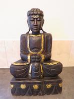 Boeddha beeld van hout, Antiek en Kunst, Ophalen of Verzenden