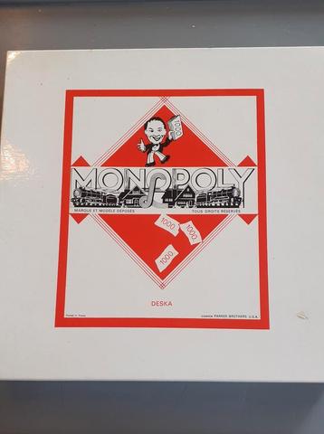 Jeu de société monopoly copyright 1936/1946/1961