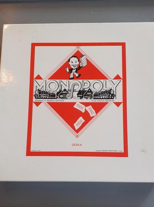 Jeu de société monopoly copyright 1936/1946/1961, Hobby en Vrije tijd, Gezelschapsspellen | Bordspellen, Zo goed als nieuw, Ophalen of Verzenden