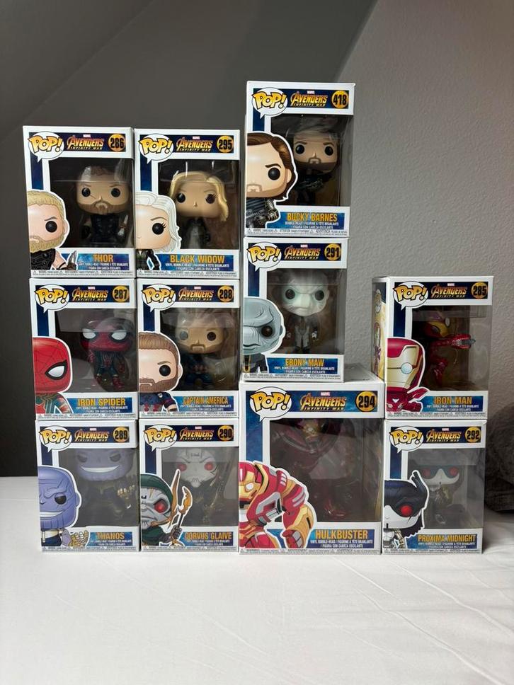 Funko pop - Avengers Infinity War, Hobby en Vrije tijd, Stickers en Plaatjes, Zo goed als nieuw, Ophalen