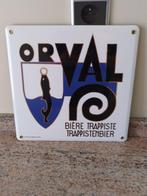 Orval emaille bord 30x30 CM, Nieuw, Reclamebord, Ophalen of Verzenden