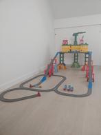Thomas de trein super station met 3 treinen + helicopter., Kinderen en Baby's, Speelgoed | Thomas de Trein, Ophalen, Zo goed als nieuw