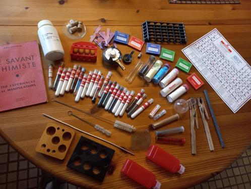 Toebehoren scheikunde sets, Verzamelen, Overige Verzamelen, Gebruikt, Ophalen