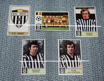 Panini / Football 1972 - 73 / KFC Diest / 5 stickers beschikbaar voor biedingen