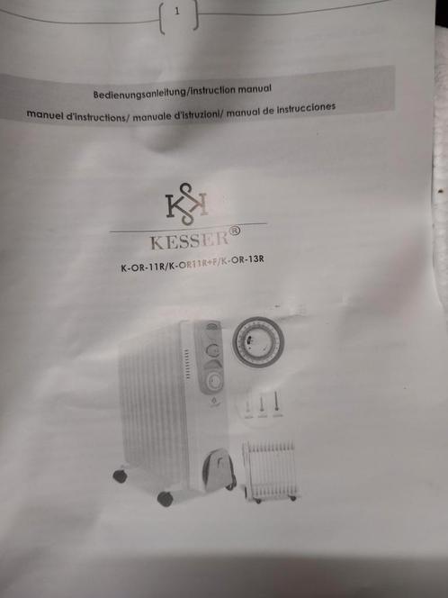 Radiateur électrique, Elektronische apparatuur, Onderdelen en Toebehoren, Zo goed als nieuw, Ophalen