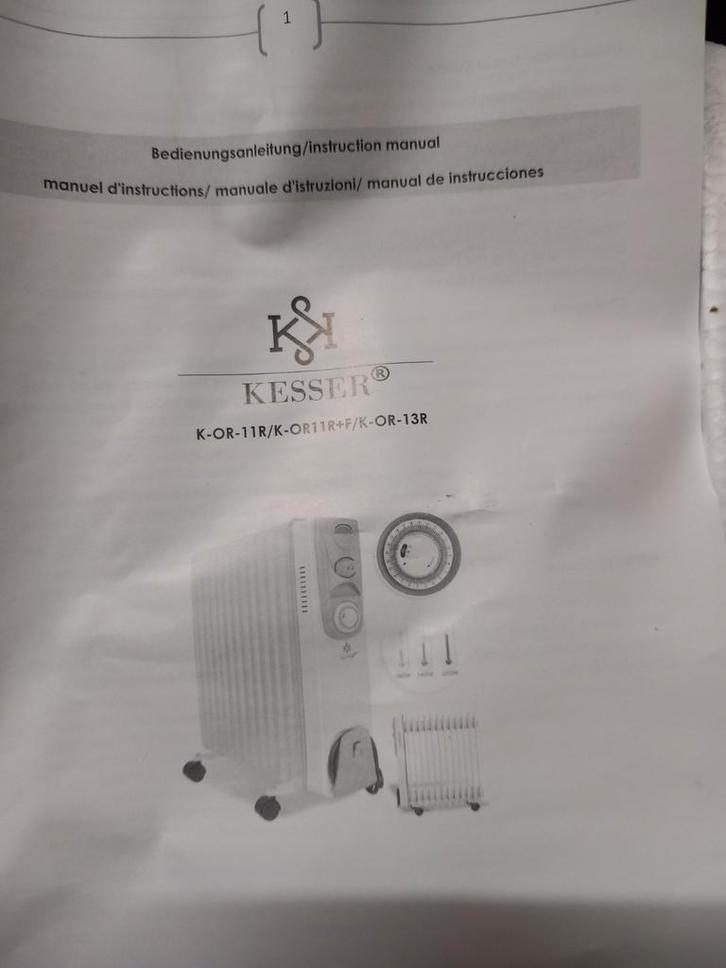 Radiateur électrique, Elektronische apparatuur, Onderdelen en Toebehoren, Zo goed als nieuw, Ophalen
