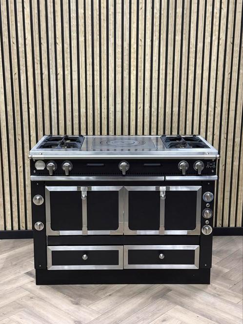 Prachtige La Cornue Chateau 120cm Zwart Gas + Coup de Feu, Elektronische apparatuur, Fornuizen, Elektrisch, Grill, Ophalen of Verzenden