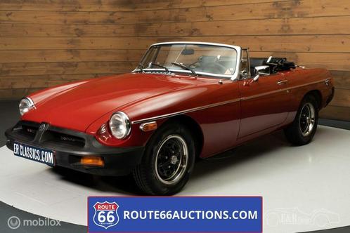 MG MG B Cabriolet 1978 | Route 66 Auctions, Auto's, Oldtimers, Bedrijf, Te koop, Open dak, MG, Benzine, Cabriolet, 2 deurs, Handgeschakeld