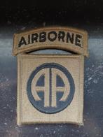 Patch US Airborne, Envoi, Armée de terre, Emblème ou Badge