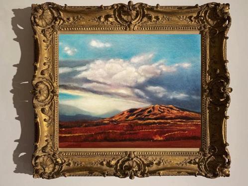 “Dan blijven alleen de bergen over…” Schilderij, Antiek en Kunst, Kunst | Schilderijen | Klassiek, Verzenden