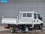 Iveco Daily 35C12 Euro6 Dubbel Cabine Kipper 3500kg trekhaak, Autos, Vitres électriques, 120 ch, 3500 kg, Tissu
