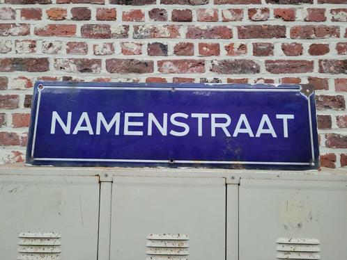 Emaille straatnaambord, Verzamelen, Merken en Reclamevoorwerpen, Gebruikt, Ophalen of Verzenden