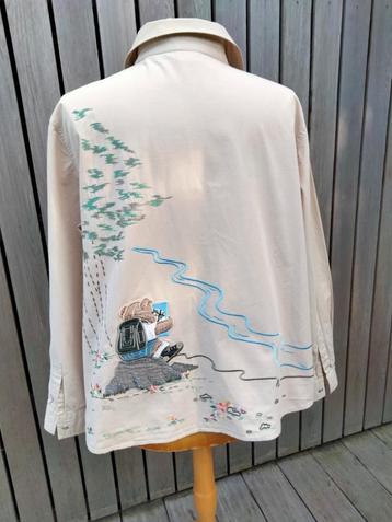 Zeer mooi geborduurd shirt „TOGETHER” Maat: 46 beschikbaar voor biedingen