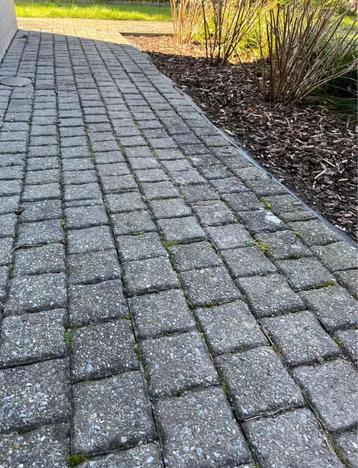 Gratis terrasstenen (beton klinkers) 11x11cm, Tuin en Terras, Tegels en Klinkers, Ophalen, Gebruikt, 10 m² of meer, Klinkers