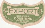 bieretiket Cousinne Froyennes : Export, Collections, Envoi, Neuf, Autres types, Autres marques