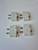 Lot de 4 fiches mâles 16A 220/380V – Vintage / Rétro, Ophalen of Verzenden, Gebruikt