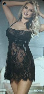 Sexy zwart lingeriejurk maat Medium, Kleding | Dames, Ondergoed en Lingerie, Ophalen of Verzenden, Zwart, Overige typen