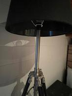 Lamp zwart houten staander, Enlèvement, Comme neuf