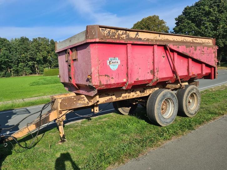 Knapik B10b 10 tons tandemas kipper, geveerde distel asssen, Zakelijke goederen, Landbouw | Tractoren, Ophalen