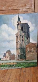 Huile sur toile Aglane Nivelles, Antiek en Kunst, Ophalen of Verzenden