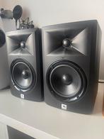 JBL LSR305 (2 stuks) incl. Kabels, Front, Rear of Stereo speakers, Gebruikt, JBL, Ophalen