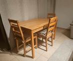 Table avec 4 chaises et coussin, Enlèvement, Utilisé