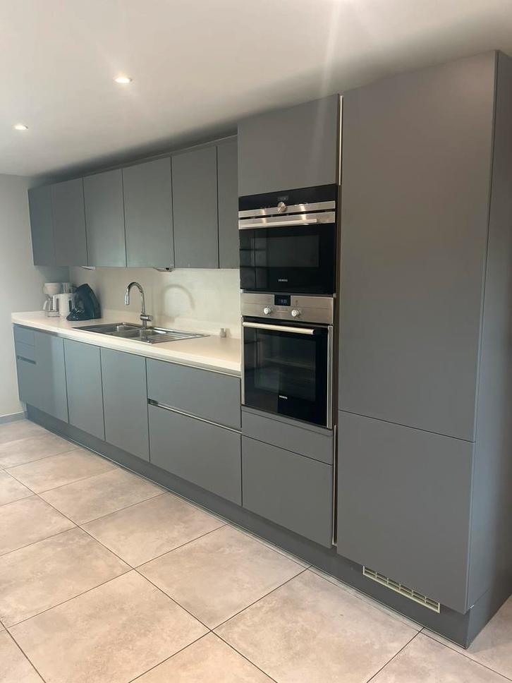 Cuisine équipée, Huis en Inrichting, Keuken | Complete keukens, Zo goed als nieuw, Grijs, Ophalen