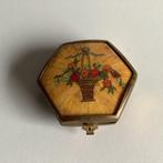Antiek Houbigant 6-hoekig poederdoosje, Ophalen of Verzenden, Gebruikt, Overige typen