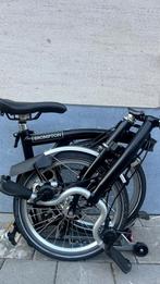 Brompton M6R zwarte dynamo Ergon bagagerek  6 versnellingen, Fietsen en Brommers, Ophalen, Brompton, 14 tot 16 inch, Versnellingen
