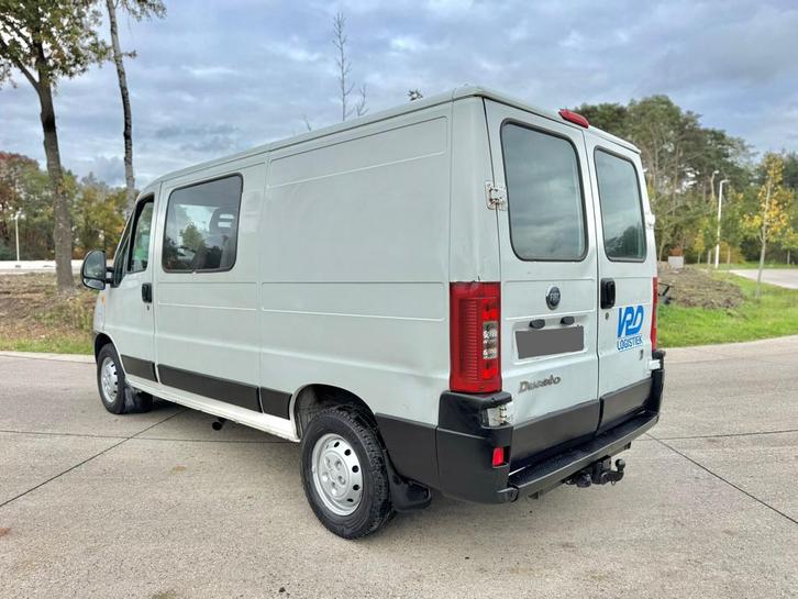 Fiat ducato 2.3d dubbelcabine lichtevracht, Auto's, Bestelwagens en Lichte vracht, Particulier, Trekhaak, Fiat, Diesel, Ophalen