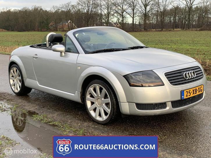 Audi TT Cabriolet | 2001 | Route 66 Auctions, Auto's, Oldtimers, Bedrijf, Te koop, Audi, Benzine, Overige carrosserie, Handgeschakeld