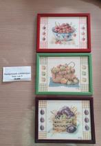 3 schilderijtjes, Minder dan 50 cm, Oorspronkelijke maker, Overige typen, Nieuw