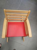 Houten sterke kinder-schommelstoel- brede stoel, vol hout, Kinderen en Baby's, Ophalen, Gebruikt, Overige typen