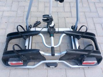 Thule Porte-vélos 2 vélos électriques 60kg+clés Comme neuf ! disponible aux enchères